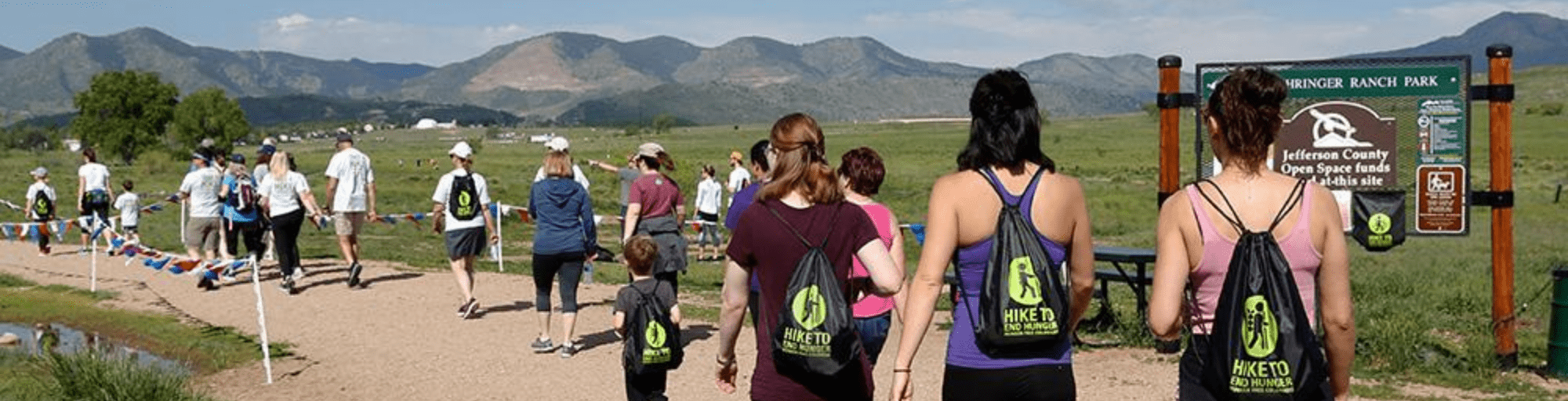 hikers hike to end hunger